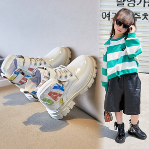 Thiết Kế Mới Bé Bé Cô Gái Giày Bán Buôn Thời Trang Mắt Cá Chân Trẻ Em Của Cao Su Khởi Động Tùy Chỉnh Mùa Đông Trẻ Em Giản Dị Khởi Động Ấm Áp - Product Image 5