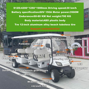 Desain Baru Motor 4kw Baterai 60v Mobil Golf Listrik Mobil Wisata Klub Listrik Skuter Golf Listrik - Product Image 2