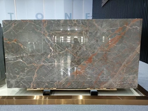 Lastre di Marmo Italiano Ombra di Caravaggio Marrone a Prezzo di Fabbrica, Piastrelle in Pietra Naturale per Rivestimenti e Pavimenti, Progetti per Importatori all'Ingrosso - Product Image 5