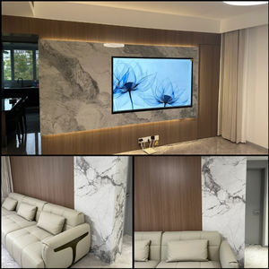 Mármol Natural Calacatta Blanco Gris para Encimeras de Cocina de Villas, Paneles de Pared para Escaleras, Decoración de Vestíbulos de Hoteles, Decoración de Tiendas de Lujo - Product Image 1