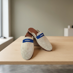 Chic Handmade Raffia Footwear - Product Image 1