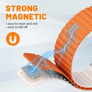 Cinturino Sportivo Magnetico in Silicone Ondulato per <span class=keywords><strong>Apple</strong></span> <span class=keywords><strong>Watch</strong></span> Serie 11 10 9 8 7 6 5 <span class=keywords><strong>4</strong></span> 3 <span class=keywords><strong>SE</strong></span> 3/2nd Ultra/3/2 49mm 46mm - Product Image 5