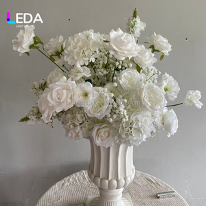 LEDA Handmade 60cm <b>Large</b> White <b>Flower</b> Ball Wedding Centerpiece for Valentine's Day and Events Decor - Product Image 6