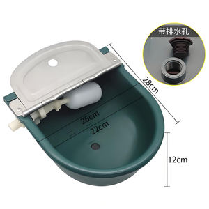 Plastica automatica bevitori di animali nuova condizione di bestiame e cavallo galleggiante palla ciotola di acqua con coperchio per uso agricolo - Product Image 1