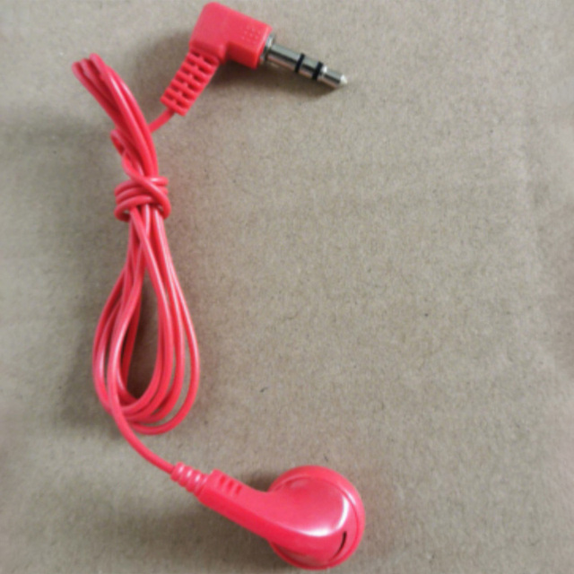 DeDs Tour Guide Wired In-Ear Earphones 3.5mm Interface IPX-1 Waterproof 0.8m Cord Business Use
