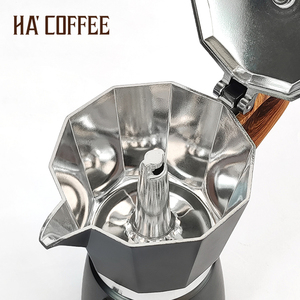 Chapa de alumínio para café espresso, aço inoxidável, amarela, feita de alumínio, 1-12, aquecedor para dispensador de 300 ml, conjunto de potes - Product Image 3
