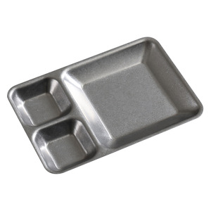 Korean Style Stainless Steel Divided <b>Tray</b> For <b>BBQ</b> Sauce And Meat Serving Dish With Compartment Design - Product Image 5