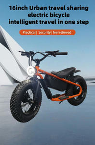 Vélo électrique <span class=keywords><strong>Stacyc</strong></span> Mini Cross 48V 16 pouces 13AH avec batterie lithium intégrée au porte-bagages arrière, cadre en acier et moteur brushless à moyeu arrière - Product Image 3