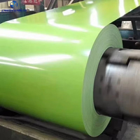 Tôle d'acier galvanisé prélaqué CGC400, revêtement PVDF polyester anti-décoloration, dimensions personnalisées, ISO9001 pour la construction de toitures
