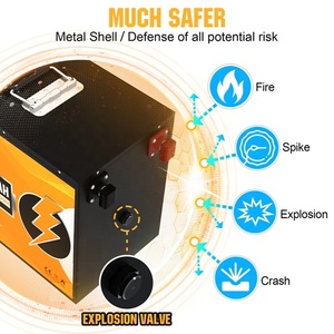 Station d'alimentation portable Eco-worthy 12,8 V 150 Ah 48 V, pack solaire mural au lithium, batterie Lifepo4 2000 Wh - Product Image 4
