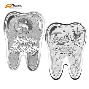 Alien Tooth Fairy novedad regalo plateado <span class=keywords><strong>moneda</strong></span> conmemorativa para regalo de colección - Product Image 1
