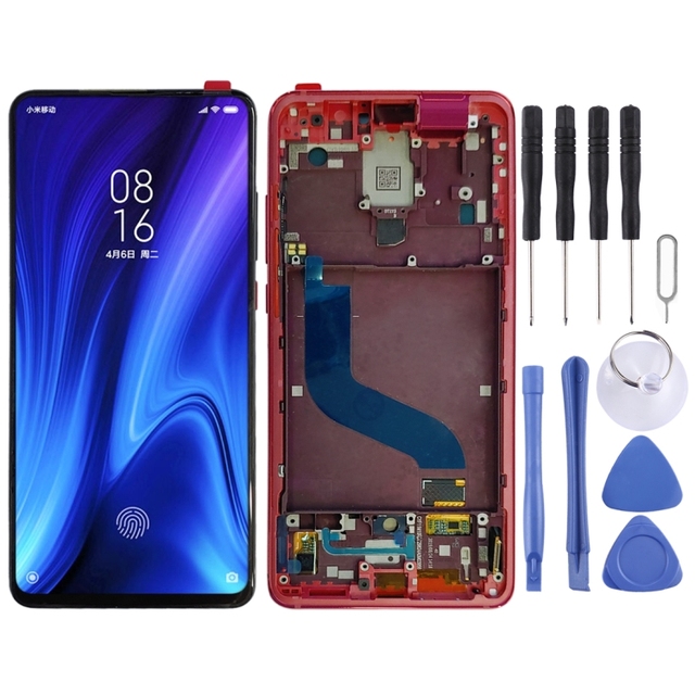 Low Price OLED LCD Screen Digitizer Full Assembly With Frame for Xiaomi Redmi K20 / for Redmi K20 Pro Screen Replacement