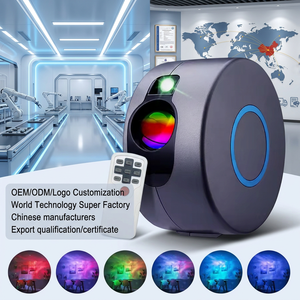 Lámpara Proyector de Estrellas LED Redonda con Control Remoto, Luz Nocturna de Colores Cambiantes para Dormitorio - Product Image 1