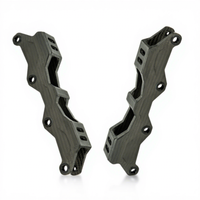 Usinage CNC 5 axes OEM, prototypes métalliques en acier inoxydable, dissipateurs thermiques, pièces en titane et aluminium anodisés, cadres de rollerblade, tolérances