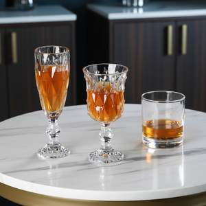 Offre Spéciale – Verres à Vin <span class=keywords><strong>et</strong></span> Flûtes à <span class=keywords><strong>Champagne</strong></span> de Luxe Transparents, Créatifs, <span class=keywords><strong>Style</strong></span> Diamant, pour Réceptions <span class=keywords><strong>et</strong></span> Célébrations - Product Image 1