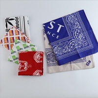 Bandana carrée personnalisée avec logo imprimé, foulard pour les sports de plein air, personnalisation de la marque OEM