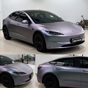 ฟิล์ม MXK 1.52*16ม. คุณภาพสูง เงา ฟิล์มกันรอยสีรถยนต์แบบด้าน เปลี่ยนสีได้ สำหรับรถเทสล่า รุ่น <span class=keywords><strong>3</strong></span> ปี 2025 - Product Image 4