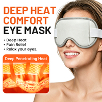 Masque oculaire chauffant infrarouge lointain personnalisé pour les yeux secs, alimenté par USB, appareil de soin personnel, style blepharite, usage domestique