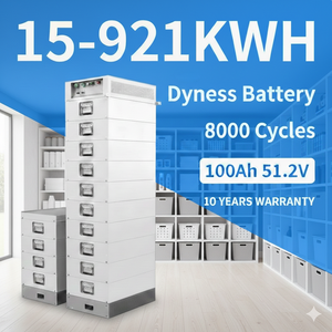 Pin năng lượng mặt trời gia dụng Dyness Stack100 LiFePO4 51.2V 100Ah điện áp cao, dung lượng 15kWh, 20kWh, 30kWh, pin Lithium - Product Image 1