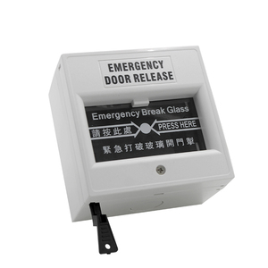 Green Red Panic <strong>Emergency</strong> Door Release Glass Break <strong>Button</strong> Fire Alarm Switch Break Glass <strong>Exit</strong> Release Switch for <strong>Access</strong> <strong>Control</strong> - Product Image 3