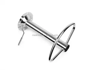 <span class=keywords><strong>Tabouret</strong></span> <span class=keywords><strong>de</strong></span> <span class=keywords><strong>bar</strong></span> à hauteur <span class=keywords><strong>de</strong></span> siège réglable <span class=keywords><strong>transparent</strong></span> au design moderne avec repose-pieds - Product Image 4