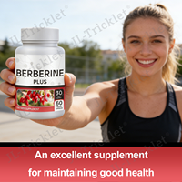 Capsules de berbérine Julong OEM, berbérine HCL plus supplément antioxydant, soutien immunitaire et digestif, santé du poids, pour hommes et femmes