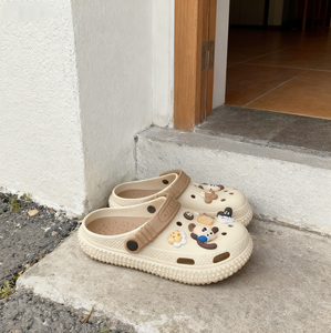 Height Increasing Coros <b>Women's</b> Spring Summer PVC Soft Bottom <b>Beach</b> <b>Slippers</b> - Product Image 5