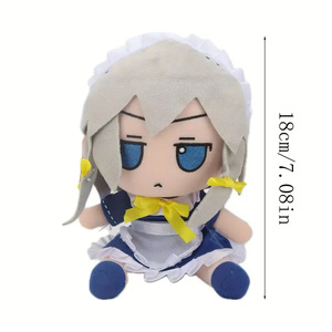 Nuevo Proyecto Transfronterizo de Muñecas Orientales, Muñeca de Peluche Supersuave de Sakuya, Juego de Animación, Relleno de Algodón PP, 11-30 cm - Product Image 6