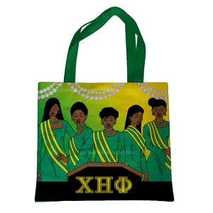 Top supplier 1932 Chi Eta Phi Greek Letters Hand Bag Promotion Gifts
