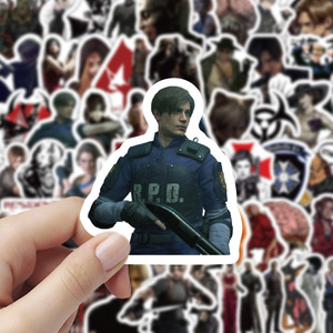 สติกเกอร์แฟชั่นลายกราฟฟิตีผู้พักอาศัยในวิดีโอเกม60ชิ้นสำหรับตกแต่งเกมคอนโซล - Product Image 4