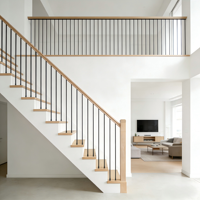 Balustres en fer forgé DVN pour escalier intérieur, poteaux d'escalier ronds simples, balustres métalliques en fer pour escaliers australiens, décoratifs