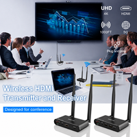 Émetteur-récepteur vidéo sans fil HDMI 1000T/300M 4K avec latence de 0,06 s (2,4 GHz/5 GHz) pour événements extérieurs et football