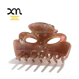 XINMEI vintage hair claw clips small gothic hollow hair grip claw biodegradable acrylic acetate hair clamp clutch decorative