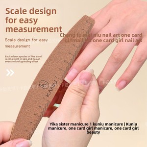 Guía <span class=keywords><strong>de</strong></span> modelado <span class=keywords><strong>de</strong></span> Arte <span class=keywords><strong>de</strong></span> uñas <span class=keywords><strong>de</strong></span> acero inoxidable ultraduradero, líneas <span class=keywords><strong>de</strong></span> escala <span class=keywords><strong>auxiliares</strong></span>, tira <span class=keywords><strong>de</strong></span> lijado recta doble no abrasiva, ambos - Product Image 2