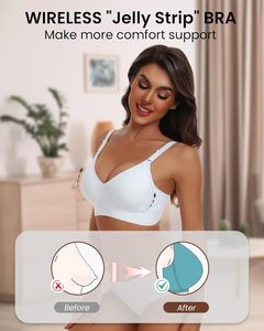 Reggiseno Comodo Senza Cuciture a Copertura Totale per Donne, <span class=keywords><strong>Reggiseni</strong></span> Senza Ferretto con Supporto Morbido, <span class=keywords><strong>Taglie</strong></span> Normali e Plus Size - Product Image 3