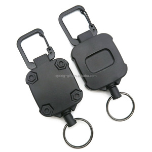 Longe porte-clés rétractable robuste avec pince de ceinture antivol mousqueton télescopique suspendu porte-clés porte-Badge accessoires - Product Image 5