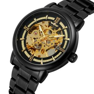 Reloj de Pulsera Mecánico de Lujo para Hombre, Marca Original de Fábrica T-winner, Venta al por Mayor, Automático, de Acero Inoxidable, con Diseño de Esqueleto - Product Image 3