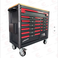 Carrito de Herramientas de 7 Cajones de Apariencia Simple con 117 Piezas en Bandeja de Espuma EVA para Garaje y Taller