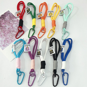 Nylon Braided Lanyards for Outdoor Use Keychain Backpack Strap Climbing Buckle Water Bottle Webbing Phone Case for Men Polyester