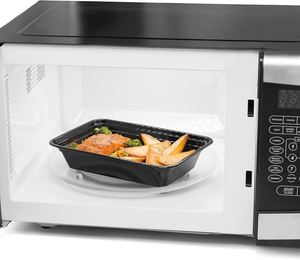 Contenedores Desechables de Plástico para Preparación de Comidas, Aptos para Microondas, Ecológicos, Reciclables, con Tapas Herméticas, Rectangulares, de 28 oz - Product Image 4