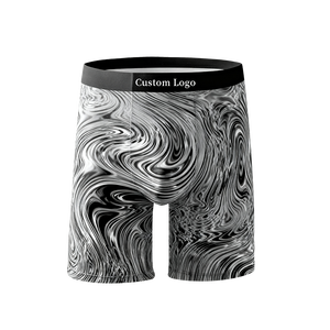 Nuovi <span class=keywords><strong>Boxer</strong></span> da <span class=keywords><strong>Uomo</strong></span> con Stampa Digitale, Logo Personalizzato, Alta Qualità, Morbidi ed Elastici, Intimo Classico alla Moda - Product Image 2