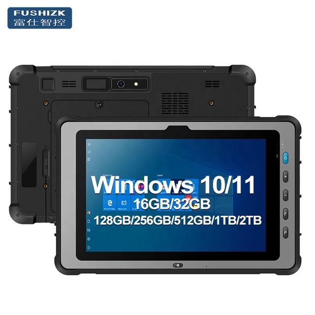 Fushzk New Rugged Tablet PC Intel Core I5 Windows11 10.1" Capacitive Industrial IoT Hub Workstation Scientific PC Wi-Fi USB