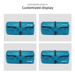 Sac de toilette pliable étanche personnalisé OEM/ODM avec kit complet, <span class=keywords><strong>pochette</strong></span> de lavage durable pour le camping et les voyages d'affaires - Product Image 3