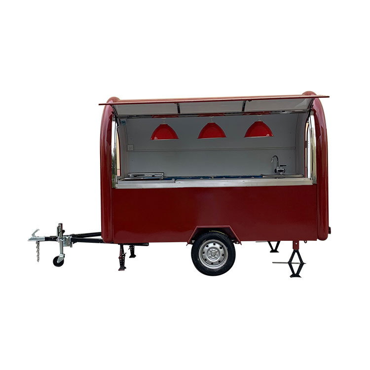 Multifonction électrique adapté aux besoins du client de nourriture de rue mobile de nourriture de chien chaud chariots