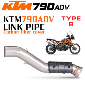 Moto Pour <span class=keywords><strong>KTM</strong></span> <span class=keywords><strong>790</strong></span> Aventure/R 2019 2020 <span class=keywords><strong>2021</strong></span> <span class=keywords><strong>790</strong></span> Aventure R Rallye 19-21 790ADV Évasion Slip-sur D'échappement Avec Mi Lien Tuyau - Product Image 4