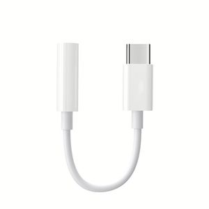 High Quality Type C to 3.5mm Splitter Audio Adapter <b>Aux</b> Audio <b>Cable</b> Jack for Earphones Headphones Speakers - Product Image 1