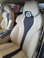 Accessoires intérieurs de voiture : Sièges baquet sport racing personnalisables avec revêtement en cuir et assise en mousse pour BMW F30 F80 F10 M3 M5 – Amélioration