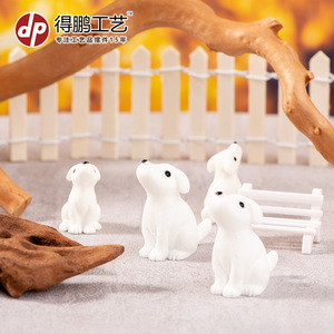 Figuras de Perro de Resina Dp Craft, Mini Decoración Animal para el Hogar, Adorno Artístico para Escritorio - Product Image 4