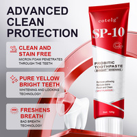 Dentifrice à la menthe anti-caries biologique SP10, vente chaude, haleine fraîche, blanchiment des dents, nettoyage des dents, usage domestique, taille normale pour adultes