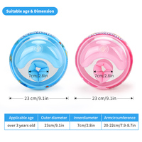 Manches de natation gonflables Swimbobo pour enfants, motif étoile bleue, en PVC, avec trois chambres d'air, ailes aquatiques pour l'apprentissage de la natation des tout-petits